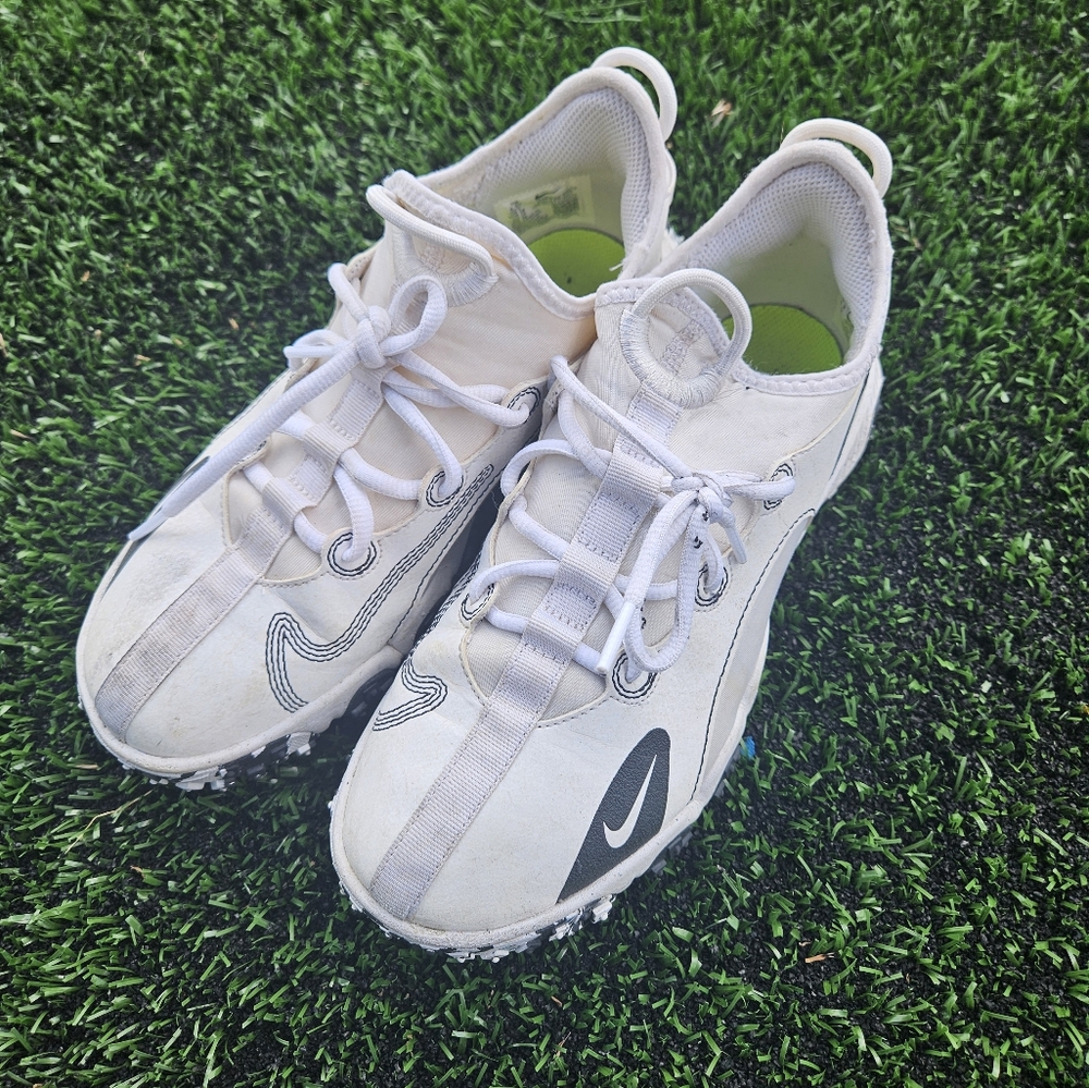 Nike White & Black Turf Shoes
